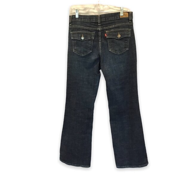 Levi's Jeans Women's Sz 12 Perfectly Slimming Bootcut 512 High Rise Medium Wash - Picture 2 of 8